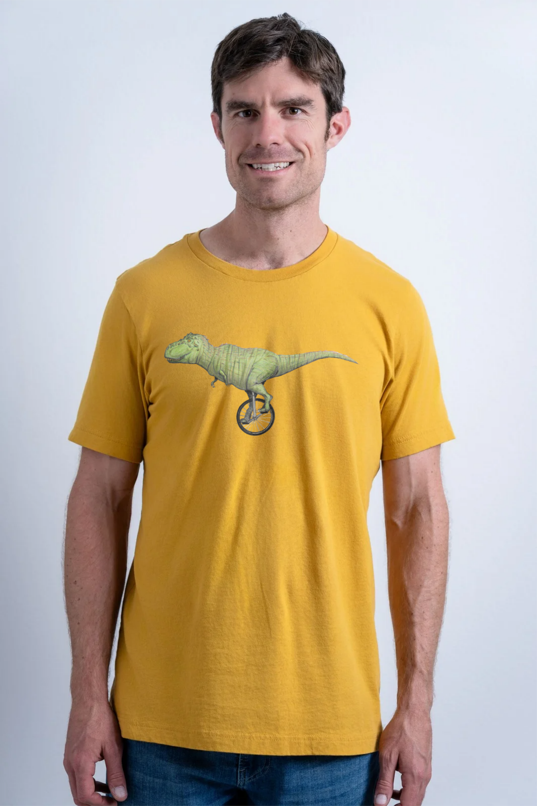 T-rex Unicycling T-Shirt
