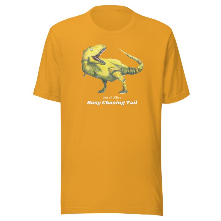 Busy Chasing Tail | T-rex tee - unisex