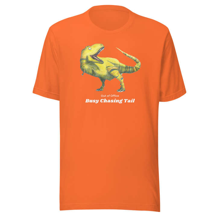 Busy Chasing Tail | T-rex tee - unisex