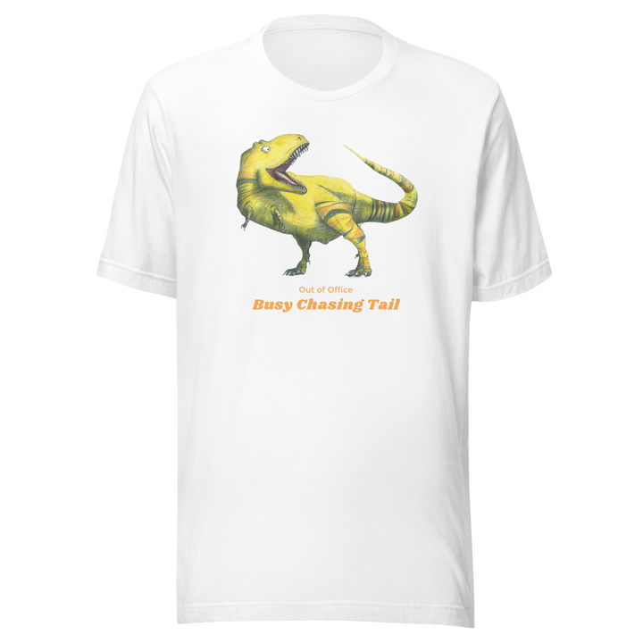 Busy Chasing Tail | T-rex tee - unisex