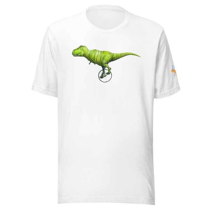 T-rex Unicycling T-Shirt