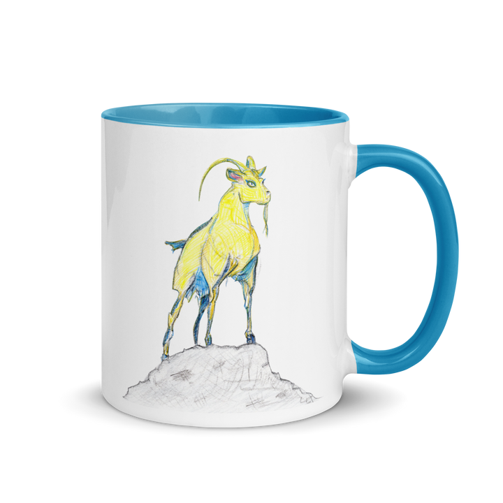 Golden Goat coffee mug